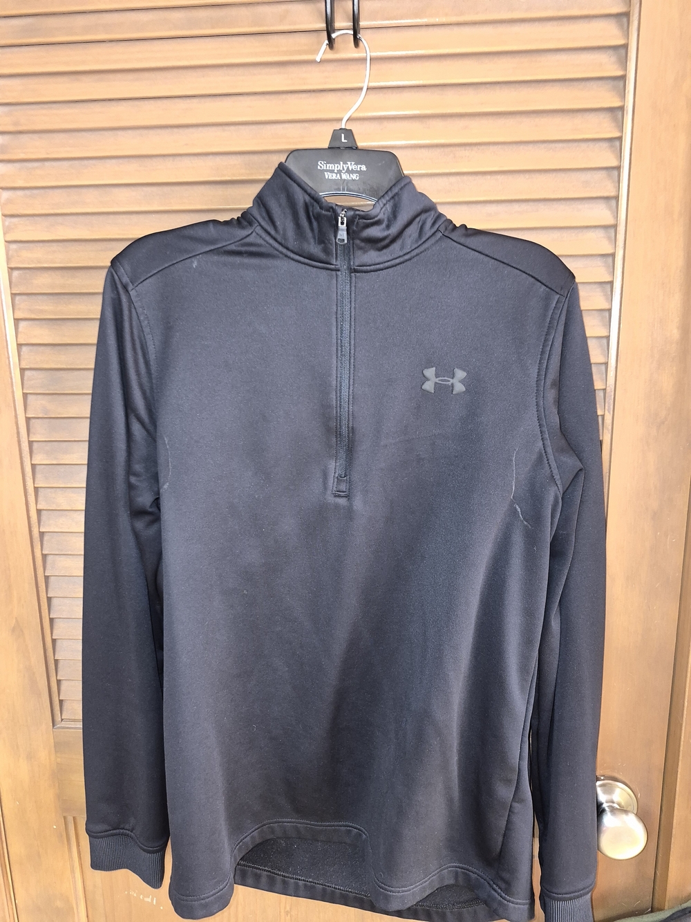 Under Armour Black Half-Zip Lightweight Athletic Pullover